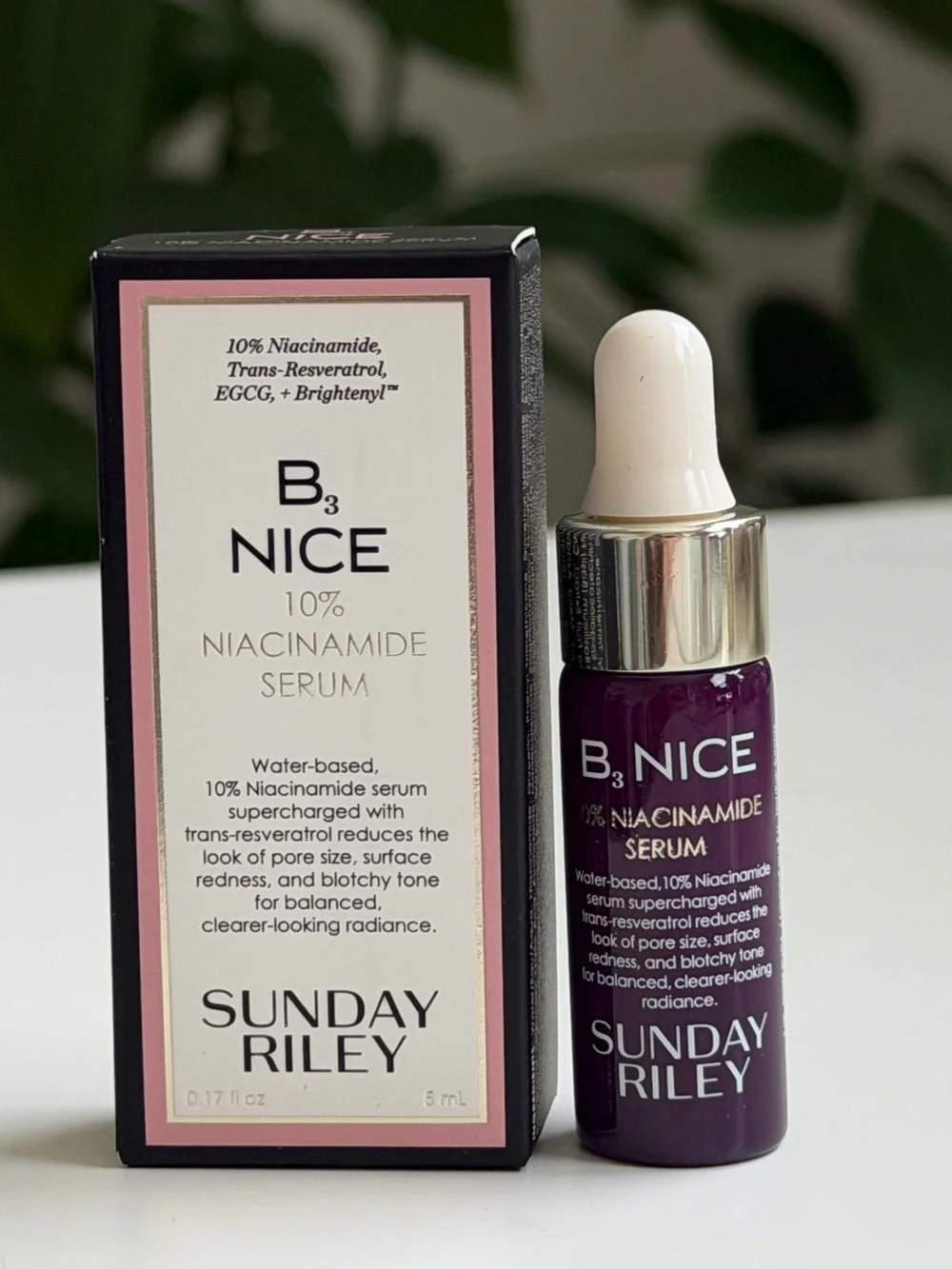 Sunday Riley B3 Nice 10% Niacinamide Serum Mini 5mL New in Box